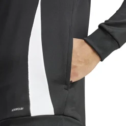 adidas Tiro 24 Hooded Trainingspak 1/4-Zip Zwart Wit