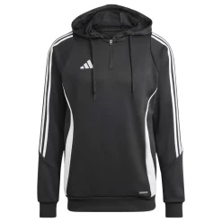 adidas Tiro 24 Hooded Trainingspak 1/4-Zip Zwart Wit