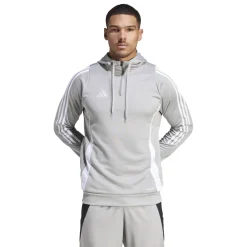 adidas Tiro 24 Hooded Trainingspak 1/4-Zip Grijs Wit