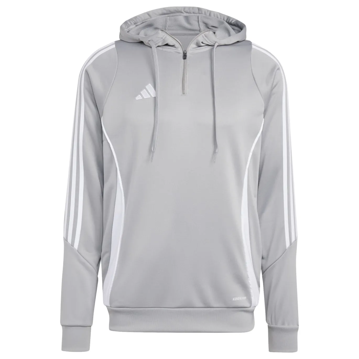 adidas Tiro 24 Hooded Trainingspak 1/4-Zip Grijs Wit