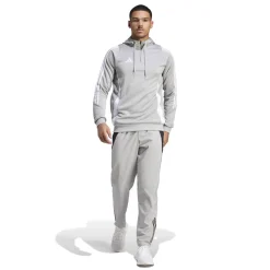 adidas Tiro 24 Hooded Trainingstrui 1/4-Zip Lichtgrijs Wit