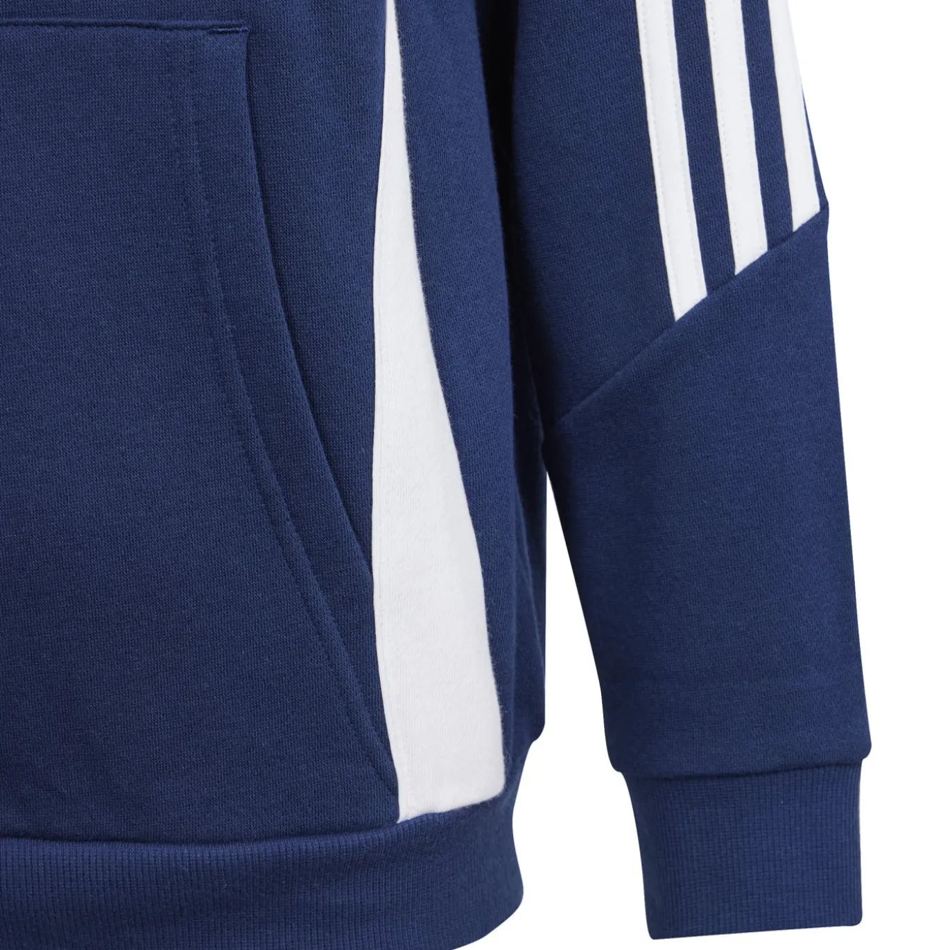 adidas Tiro 24 Hoodie Kids Donkerblauw Wit