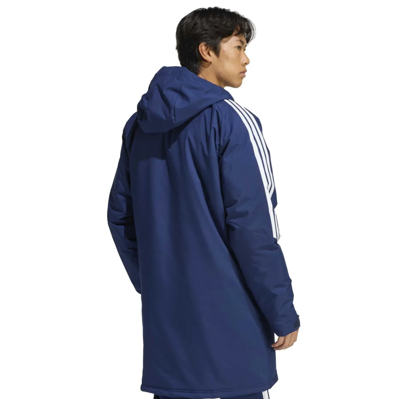 adidas Tiro 26 Lange Winterjas Donkerblauw Wit