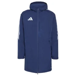 adidas Tiro 26 Lange Winterjas Donkerblauw Wit