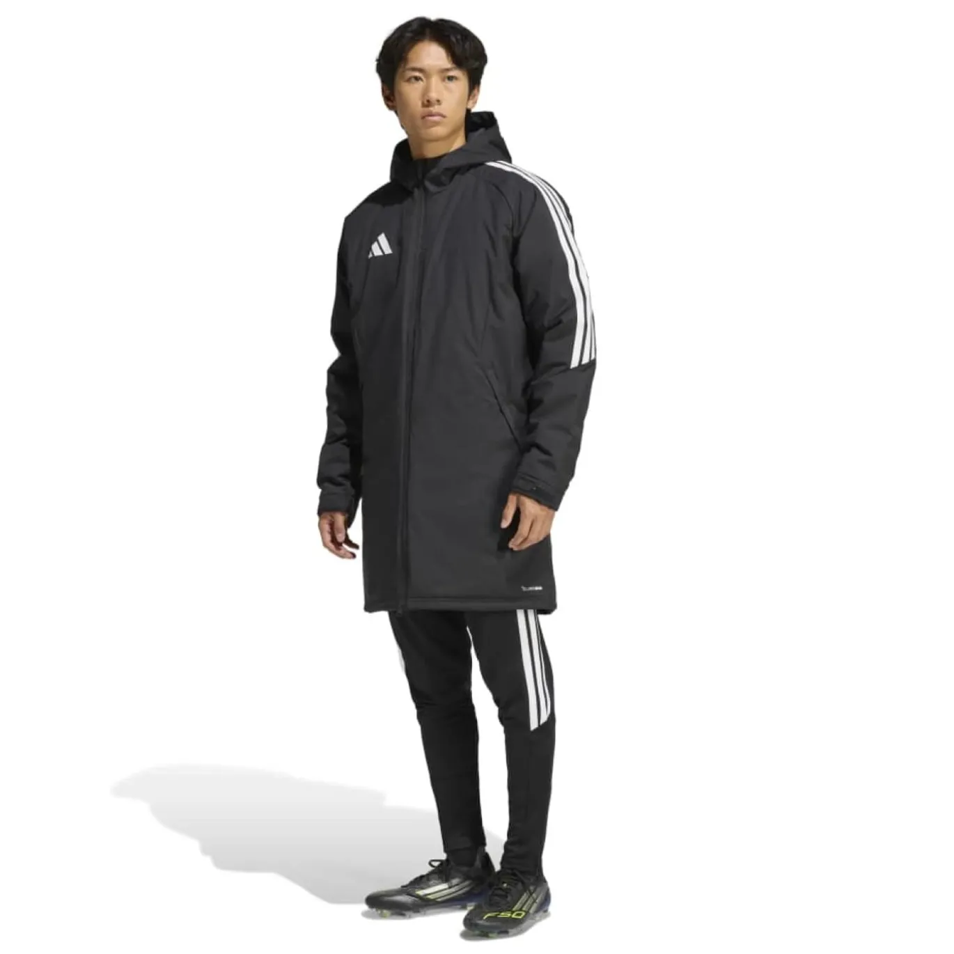 adidas Tiro 26 Lange Winterjas Zwart Wit