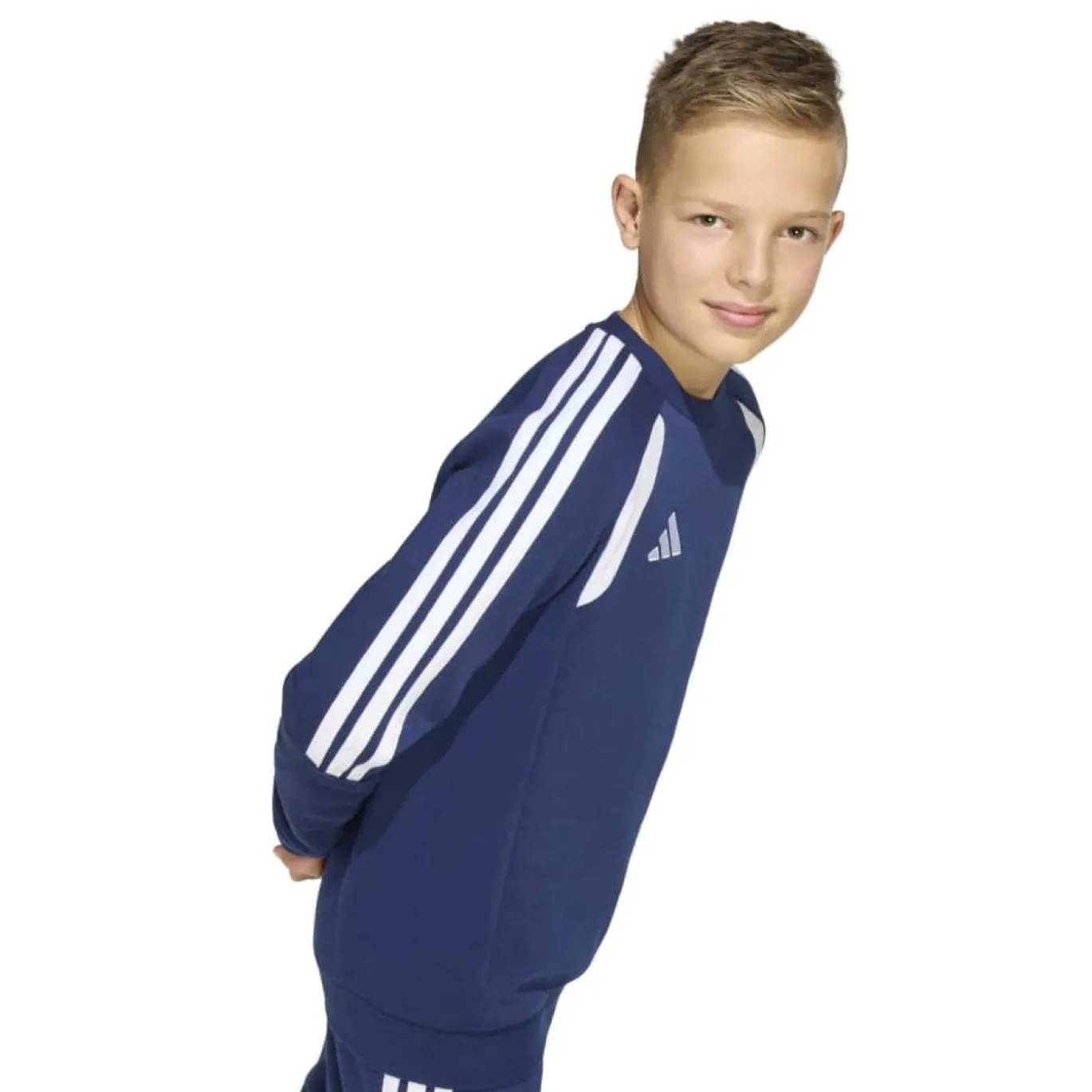 adidas Tiro 26 League Crew Sweater Kids Donkerblauw Wit