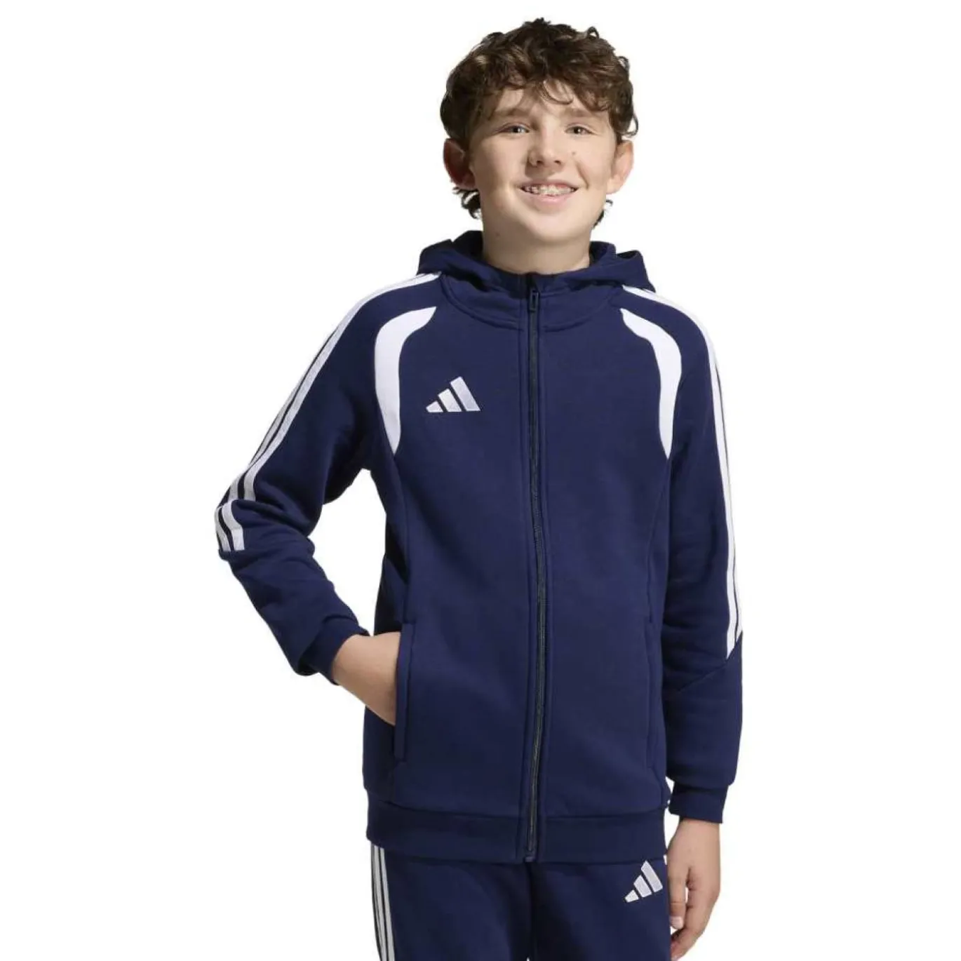 adidas Tiro 26 League Joggingpak Full-Zip Vest Kids Donkerblauw Wit