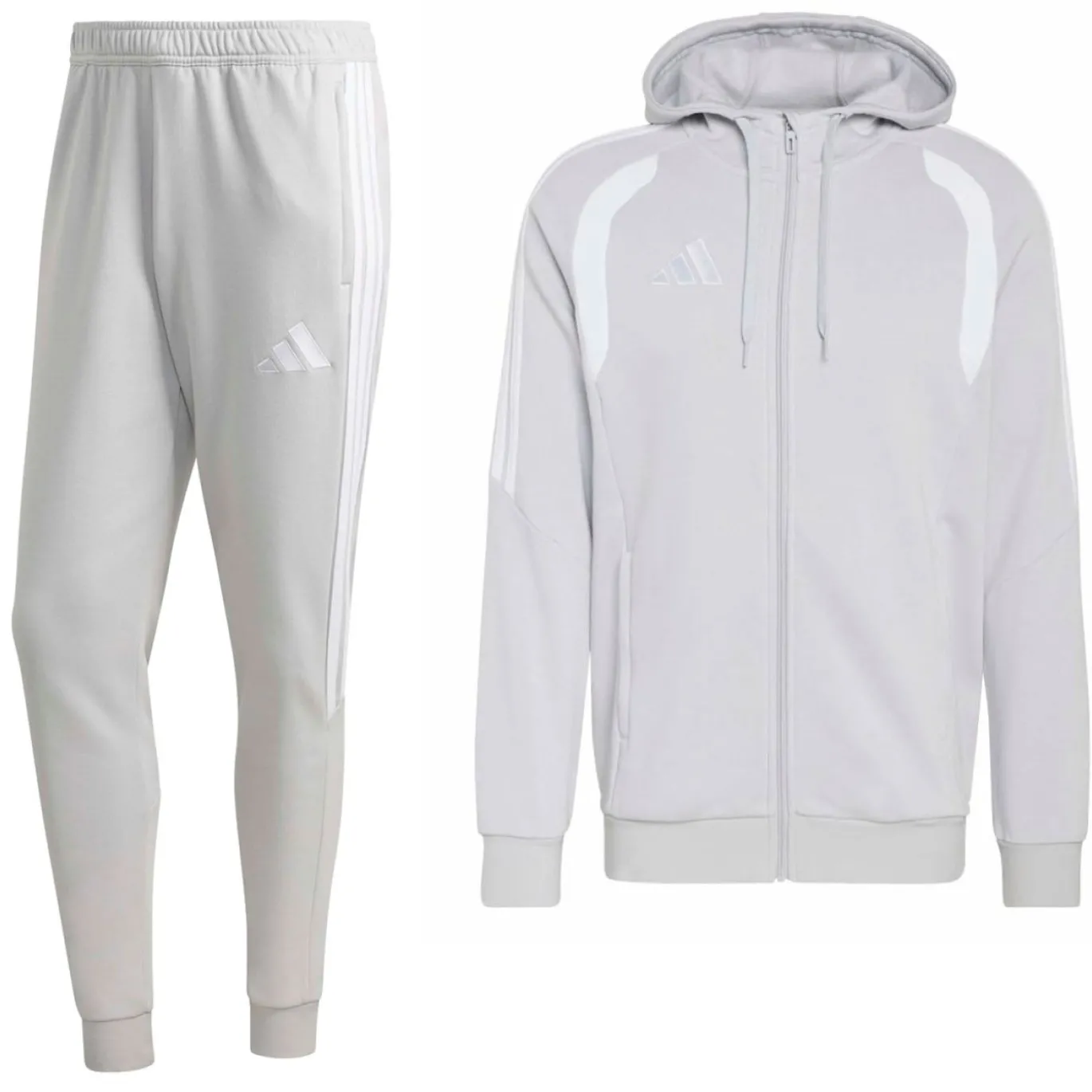 adidas Tiro 26 League Joggingpak Full-Zip Vest Grijs Wit