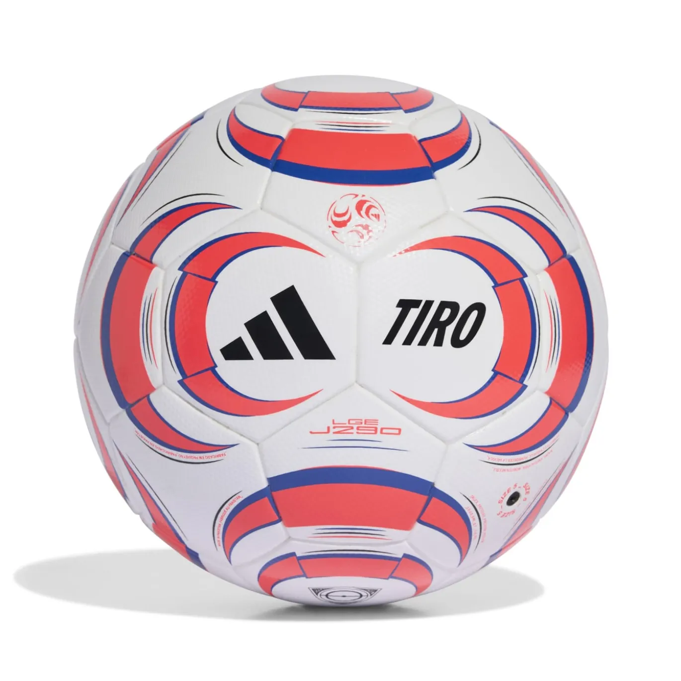 adidas Tiro League J290 Voetbal Maat 3-4-5 Wit Felrood Blauw Zwart