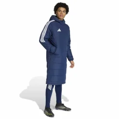 adidas Tiro 26 League Lange Winterjas Donkerblauw Wit