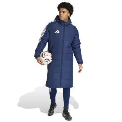adidas Tiro 26 League Lange Winterjas Donkerblauw Wit