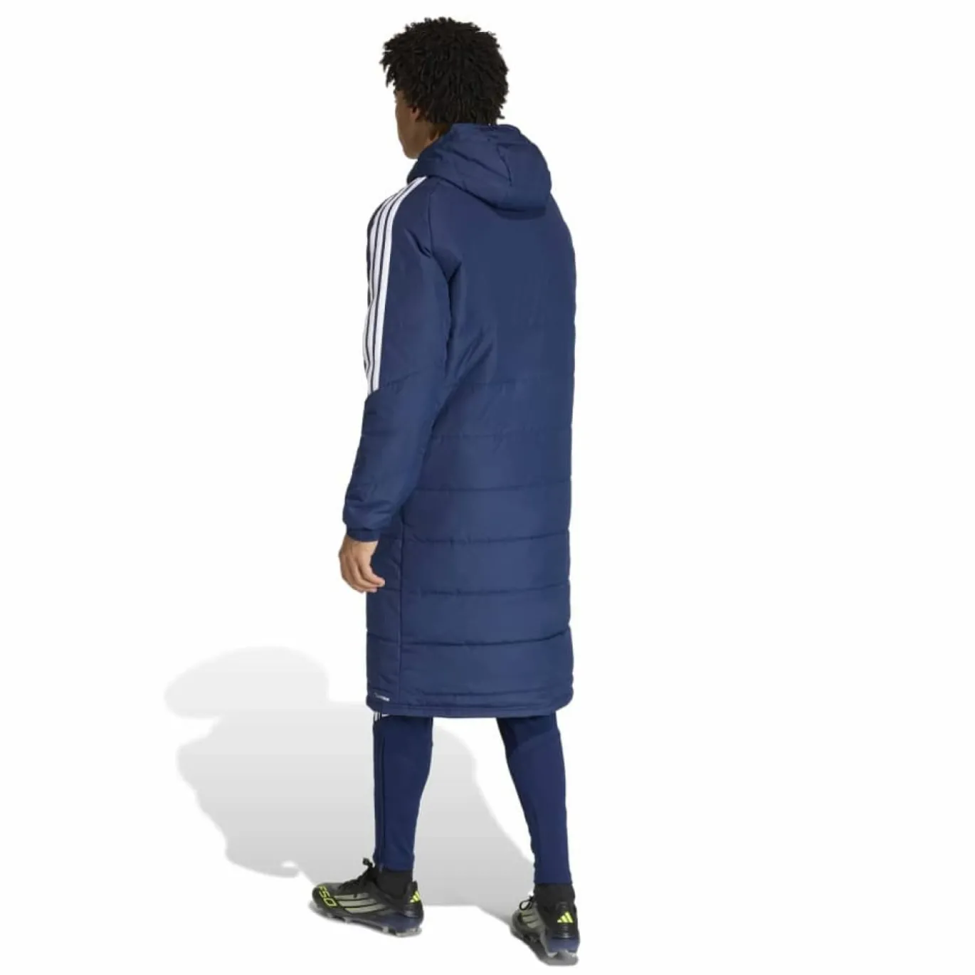adidas Tiro 26 League Lange Winterjas Donkerblauw Wit