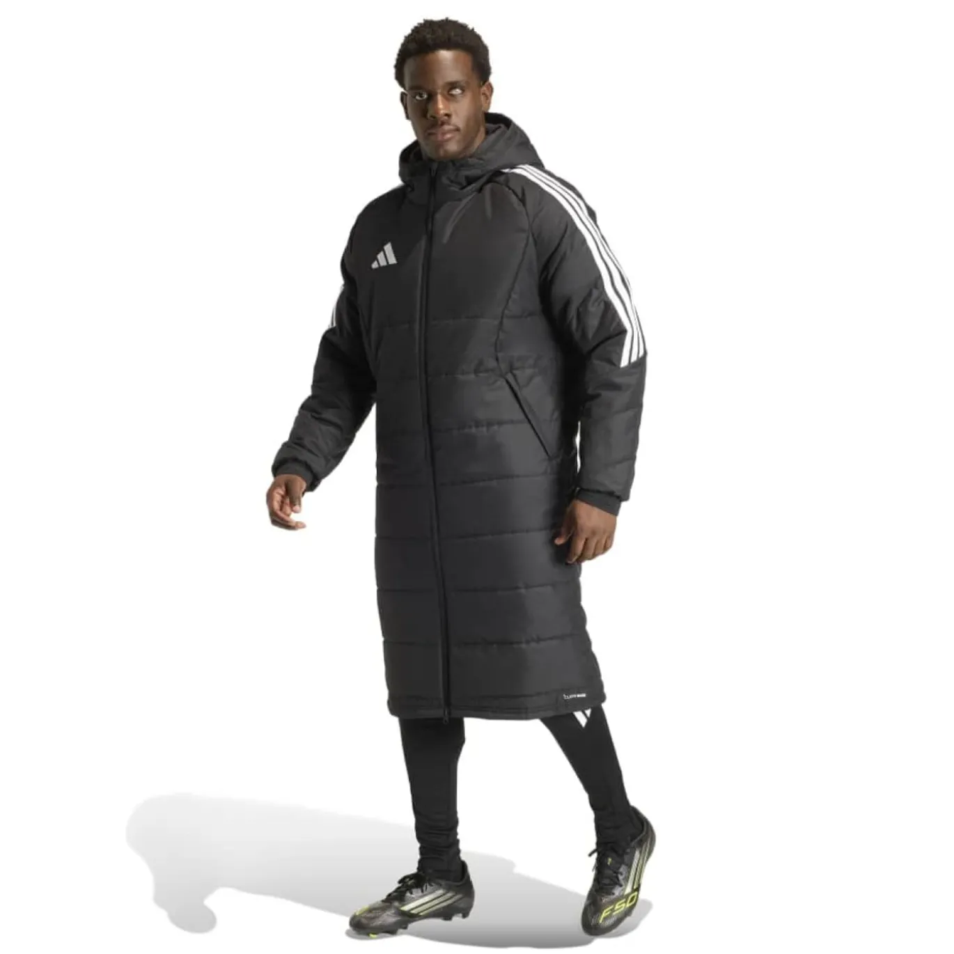 adidas Tiro 26 League Lange Winterjas Zwart Wit