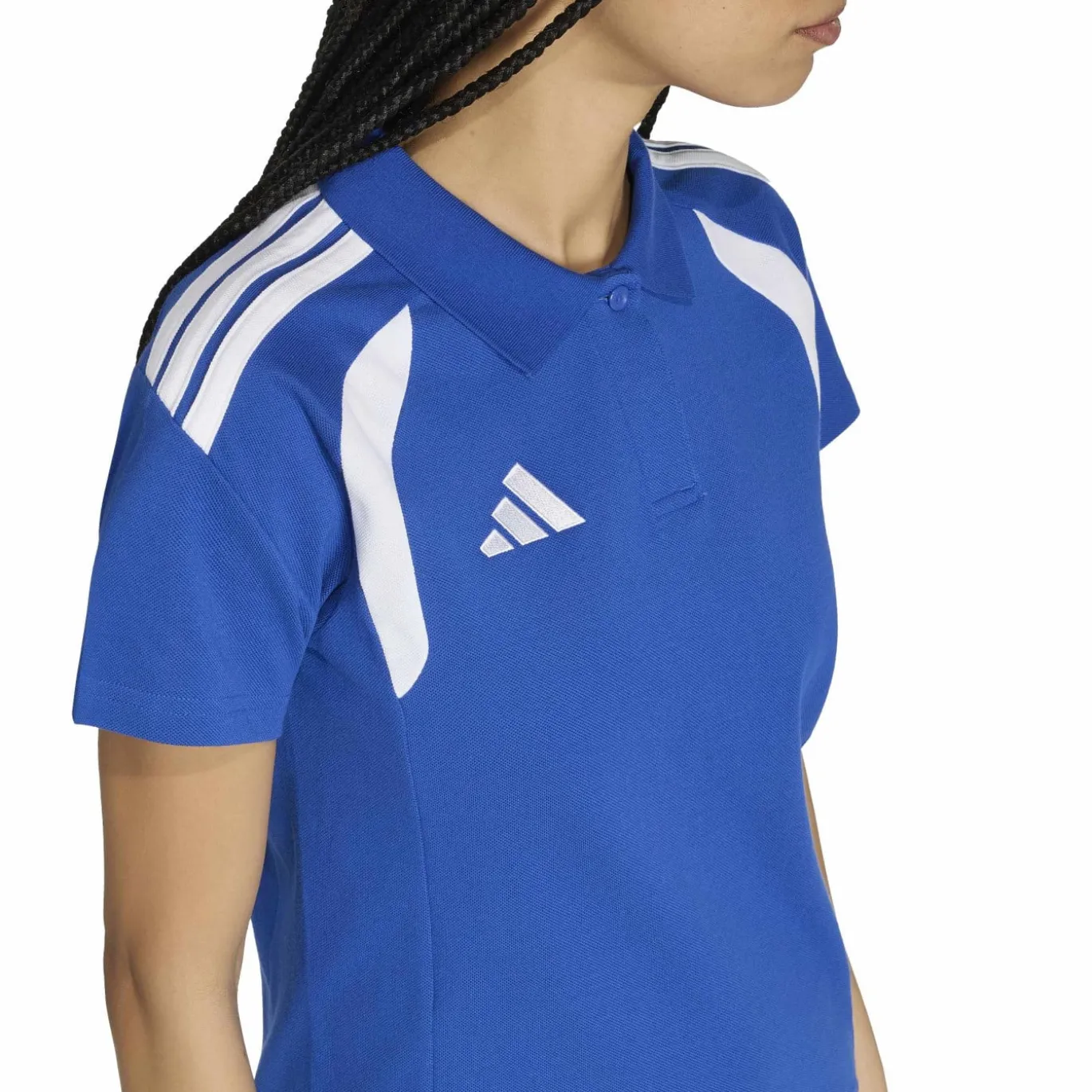 adidas Tiro 26 League Polo Dames Blauw Wit