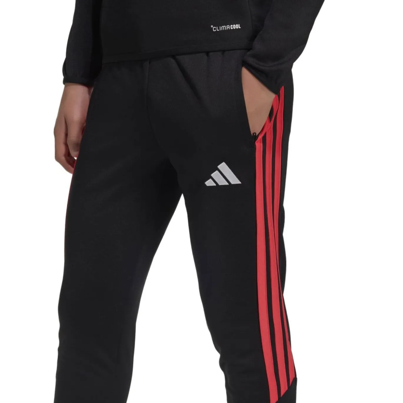 adidas Tiro 26 League Regular Trainingsbroek Kids Zwart Rood