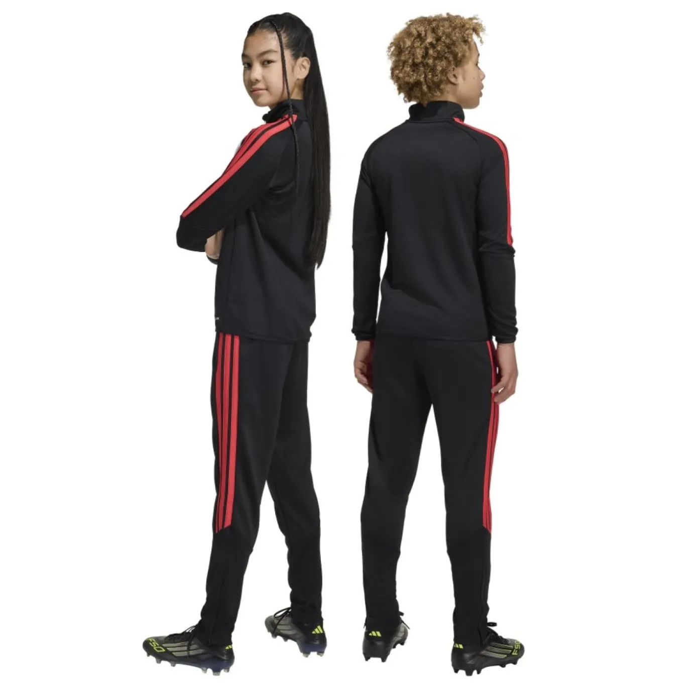adidas Tiro 26 League Regular Trainingsbroek Kids Zwart Rood