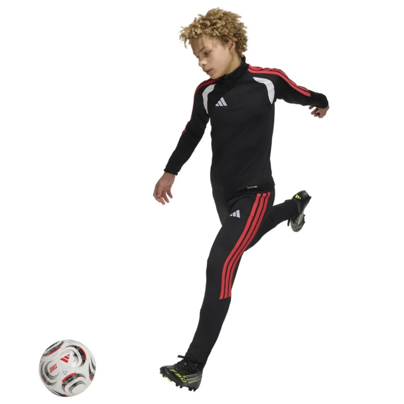 adidas Tiro 26 League Regular Trainingsbroek Kids Zwart Rood