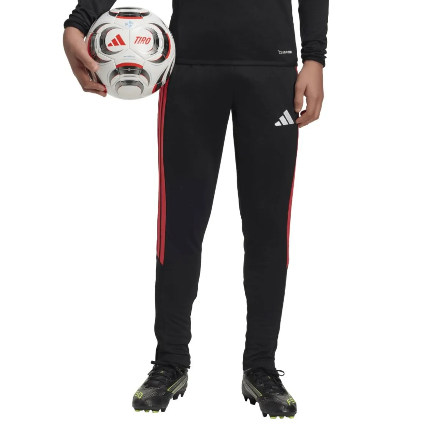 adidas Tiro 26 League Regular Trainingsbroek Kids Zwart Rood
