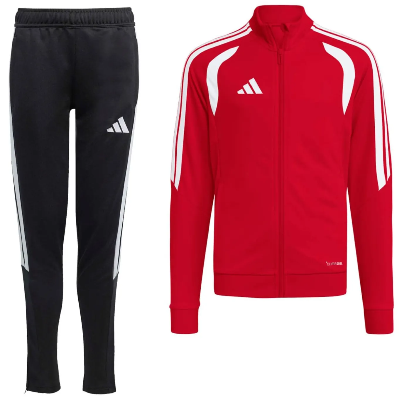 adidas Tiro 26 League Trainingspak Full-Zip Kids Rood Zwart