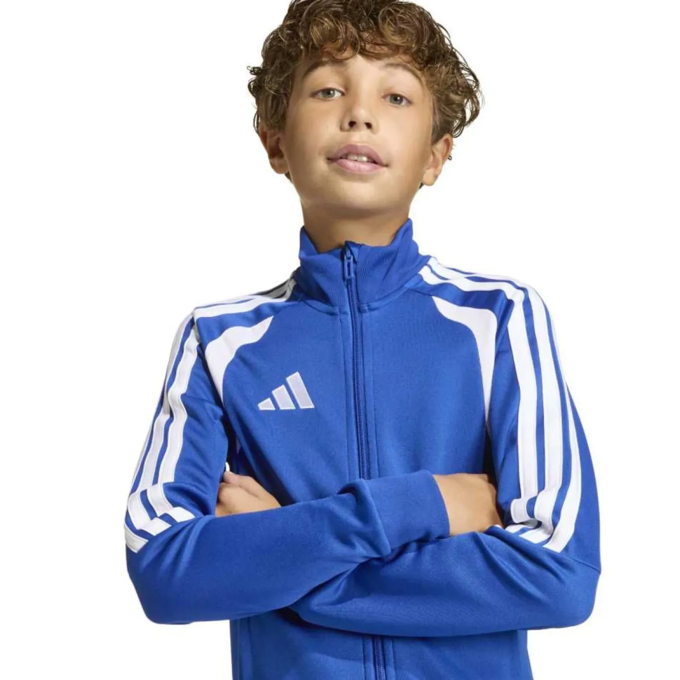 adidas Tiro 26 League Trainingsjack Kids Blauw Wit