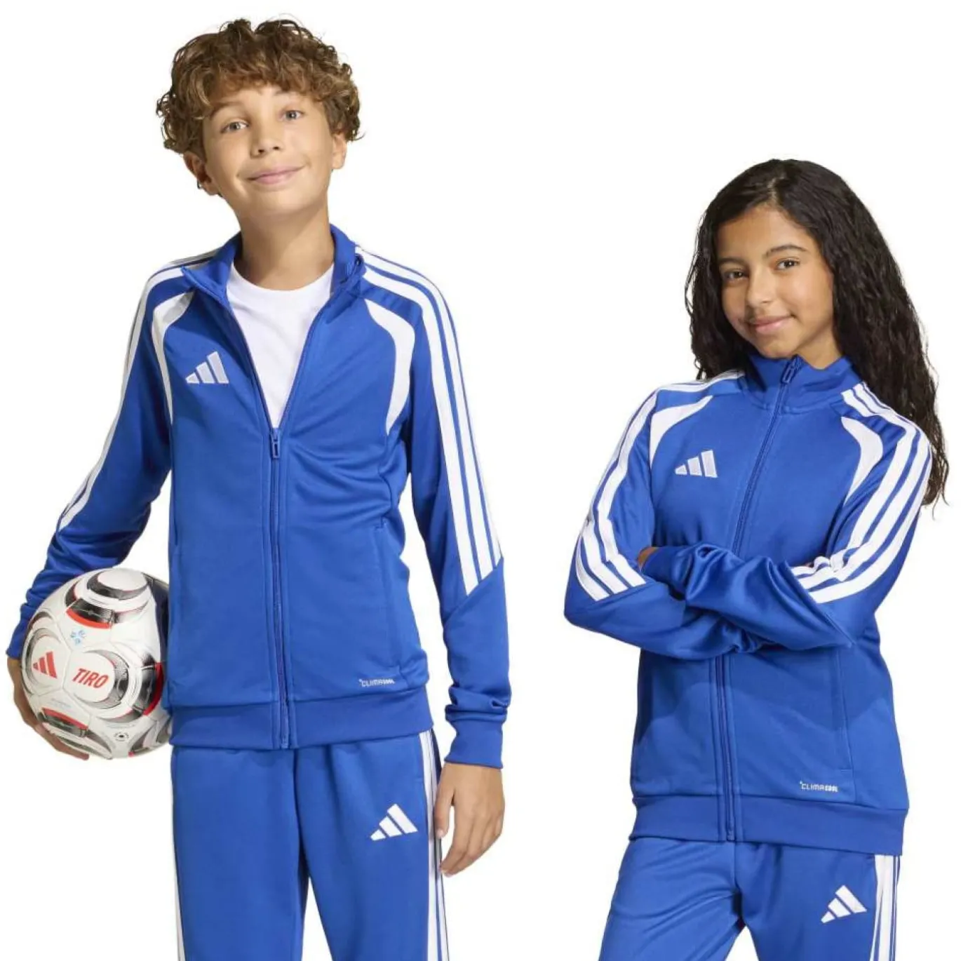 adidas Tiro 26 League Trainingsjack Kids Blauw Wit