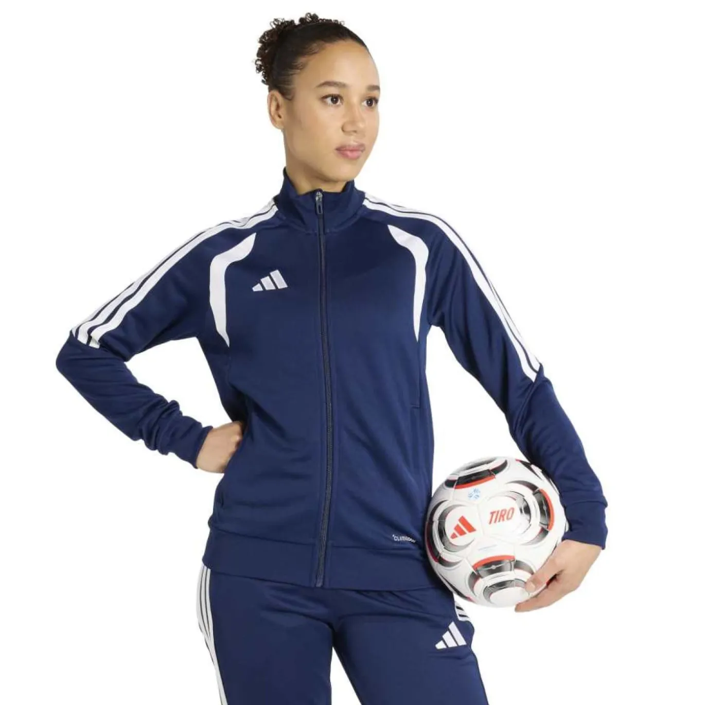 adidas Tiro 26 League Trainingsjack Dames Donkerblauw Wit