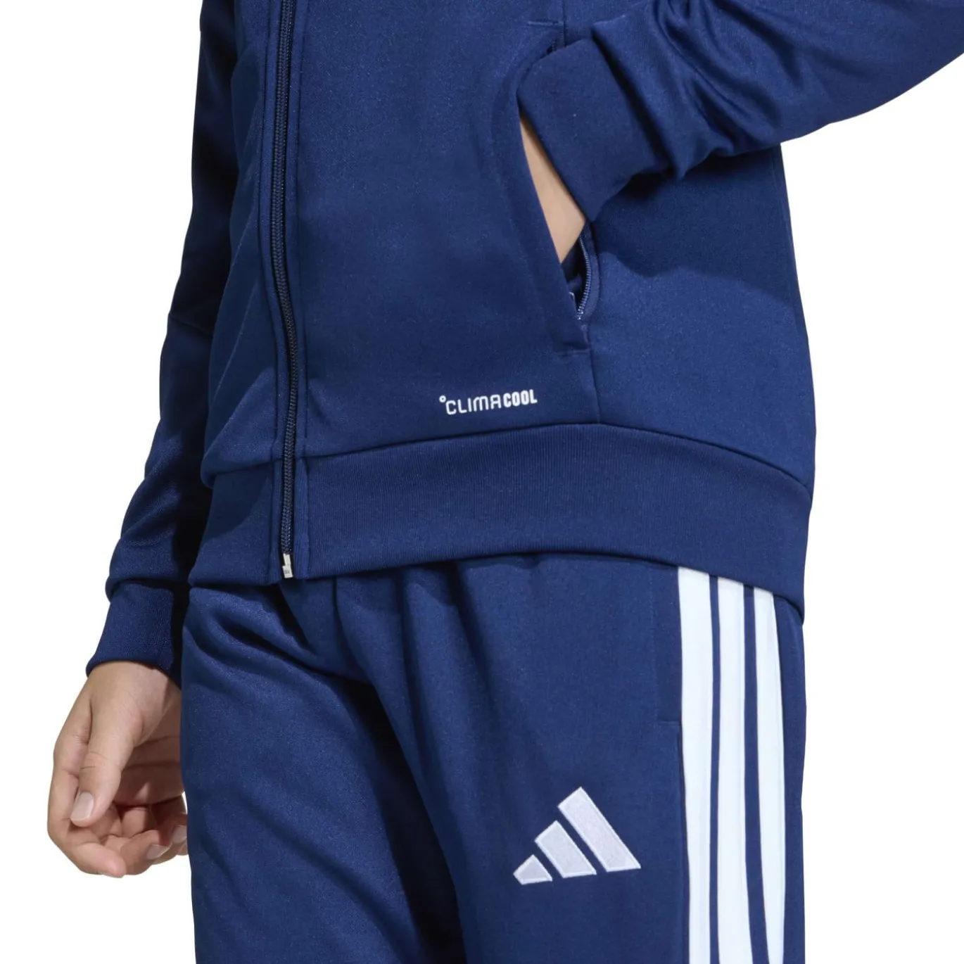 adidas Tiro 26 League Trainingsjack Kids Donkerblauw Wit