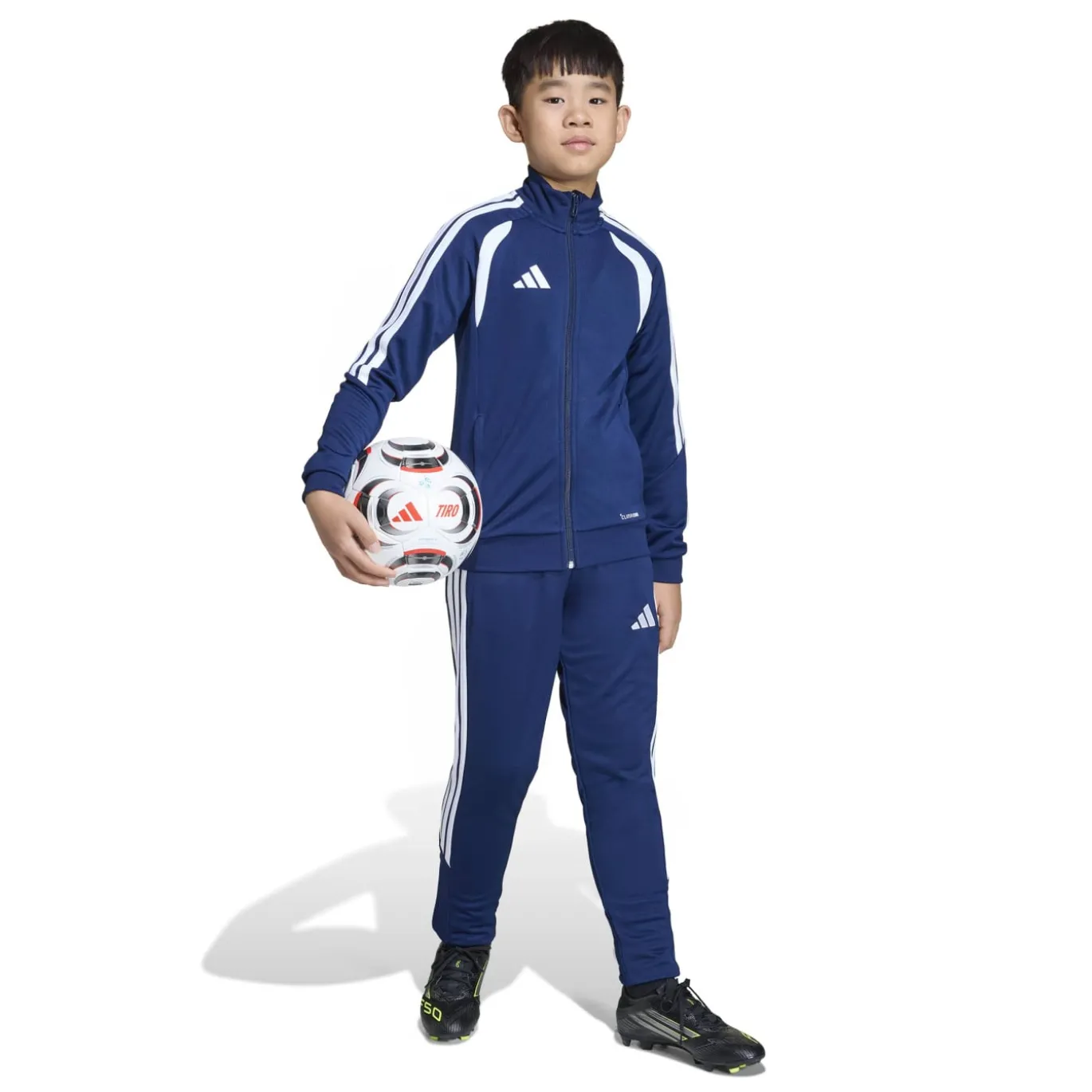 adidas Tiro 26 League Trainingsjack Kids Donkerblauw Wit