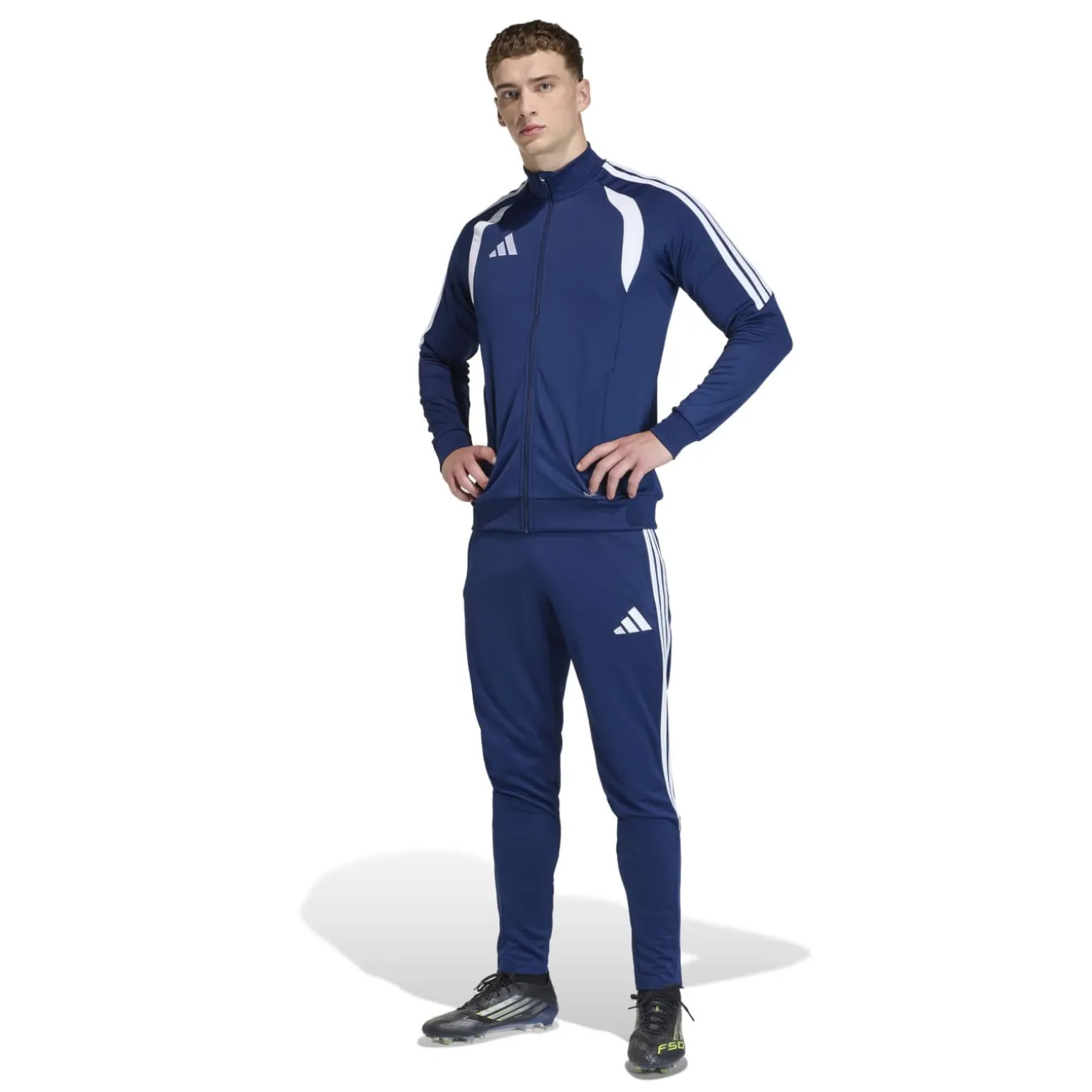 adidas Tiro 26 League Trainingsjack Donkerblauw Wit