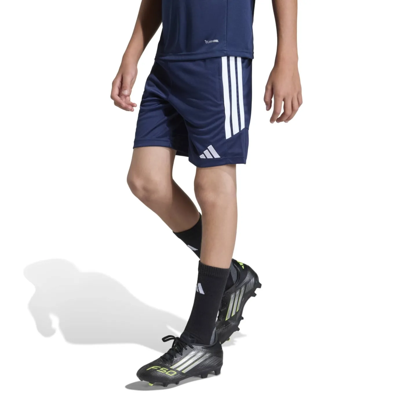 adidas Tiro 26 League Trainingsbroekje Kids Donkerblauw Wit