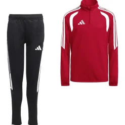 adidas Tiro 26 League Trainingspak 1/4-Zip Kids Rood Zwart