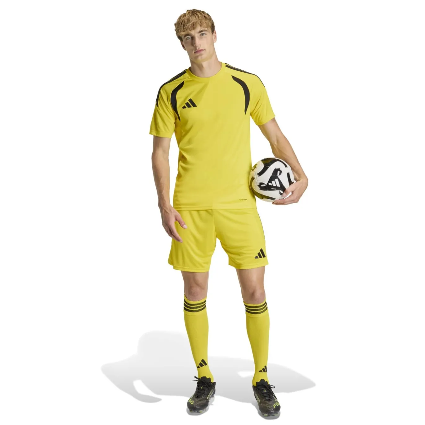 adidas Tiro 26 League Voetbalbroekje Geel Zwart
