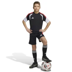 adidas Tiro 26 League Voetbalbroekje Kids Zwart Lichtrood