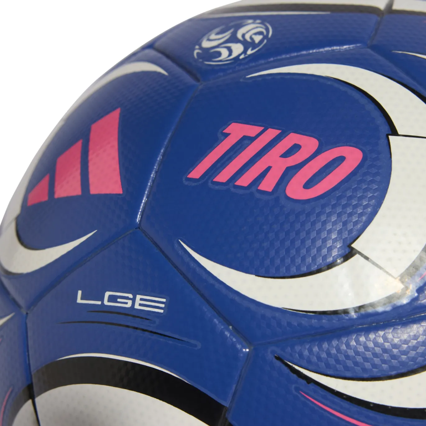 adidas Tiro League Voetbal Maat 4-5 Blauw Wit Zwart Felroze