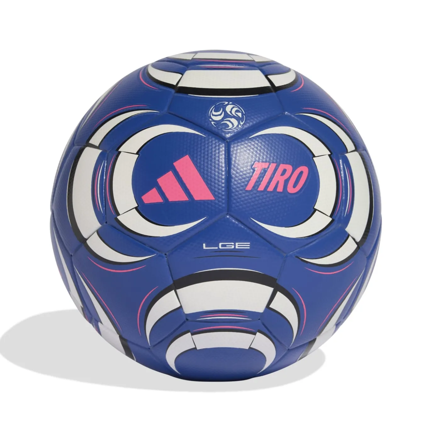 adidas Tiro League Voetbal Maat 4-5 Blauw Wit Zwart Felroze