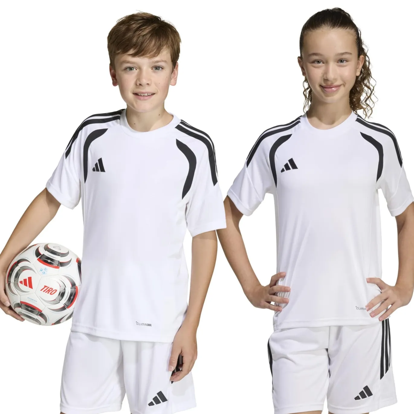 adidas Tiro 26 League Voetbalshirt Kids Wit Zwart