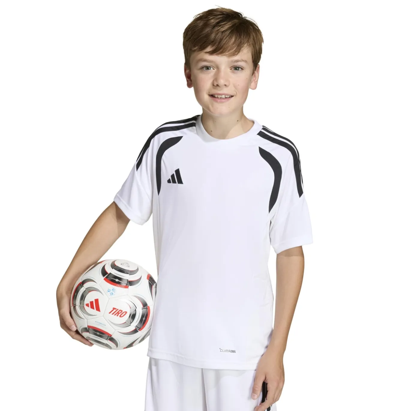 adidas Tiro 26 League Voetbalshirt Kids Wit Zwart