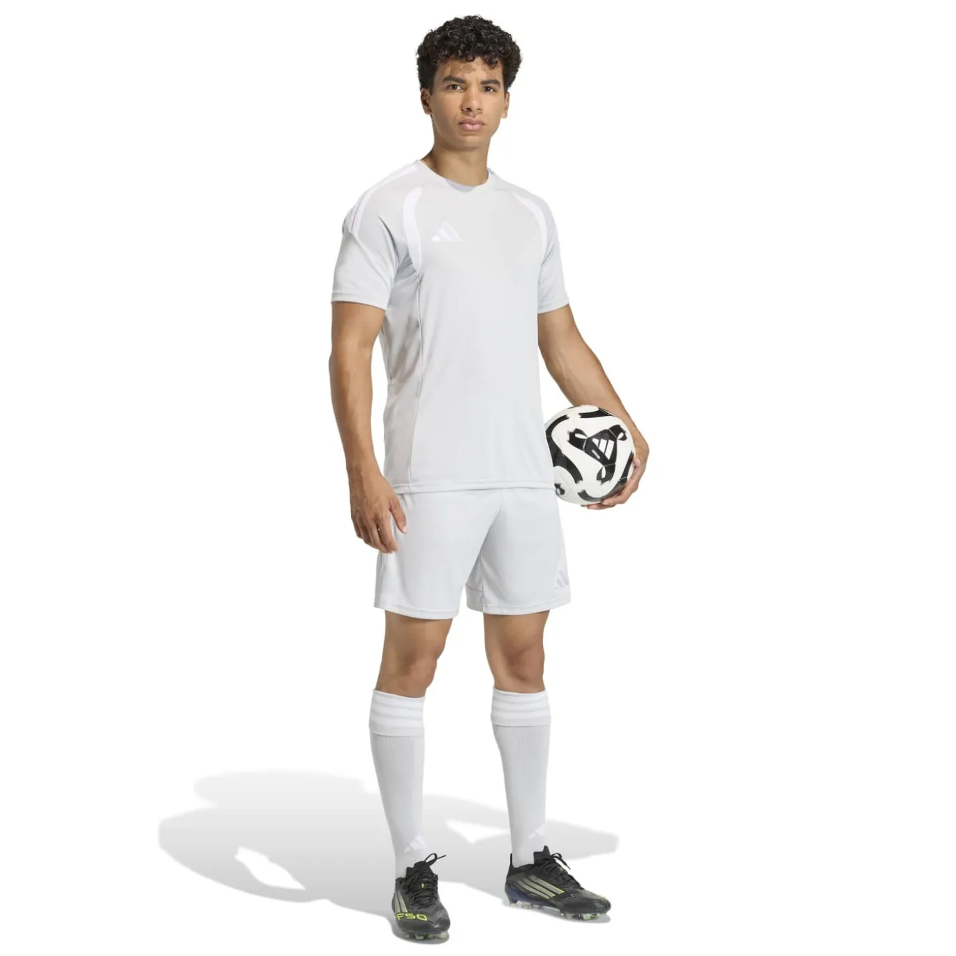 adidas Tiro 26 League Voetbalshirt Grijs Wit