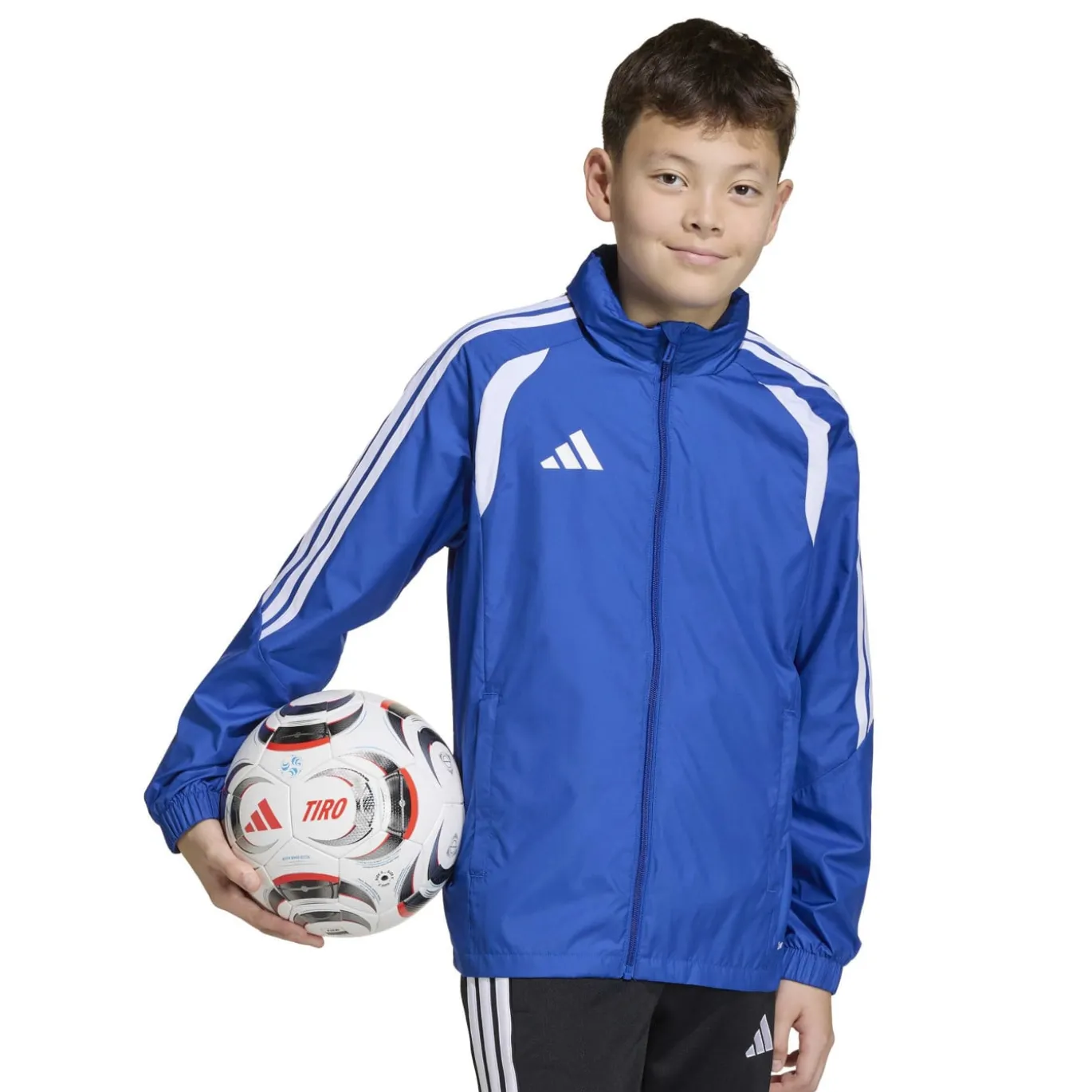 adidas Tiro 26 League Windbreaker Kids Blauw Wit