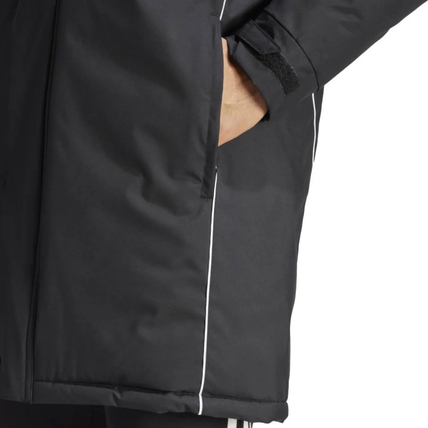 adidas Tiro 24 Parka Jas Zwart Wit