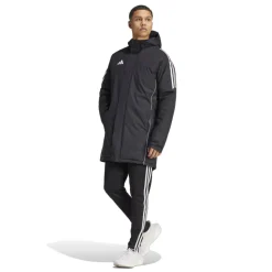 adidas Tiro 24 Parka Jas Zwart Wit