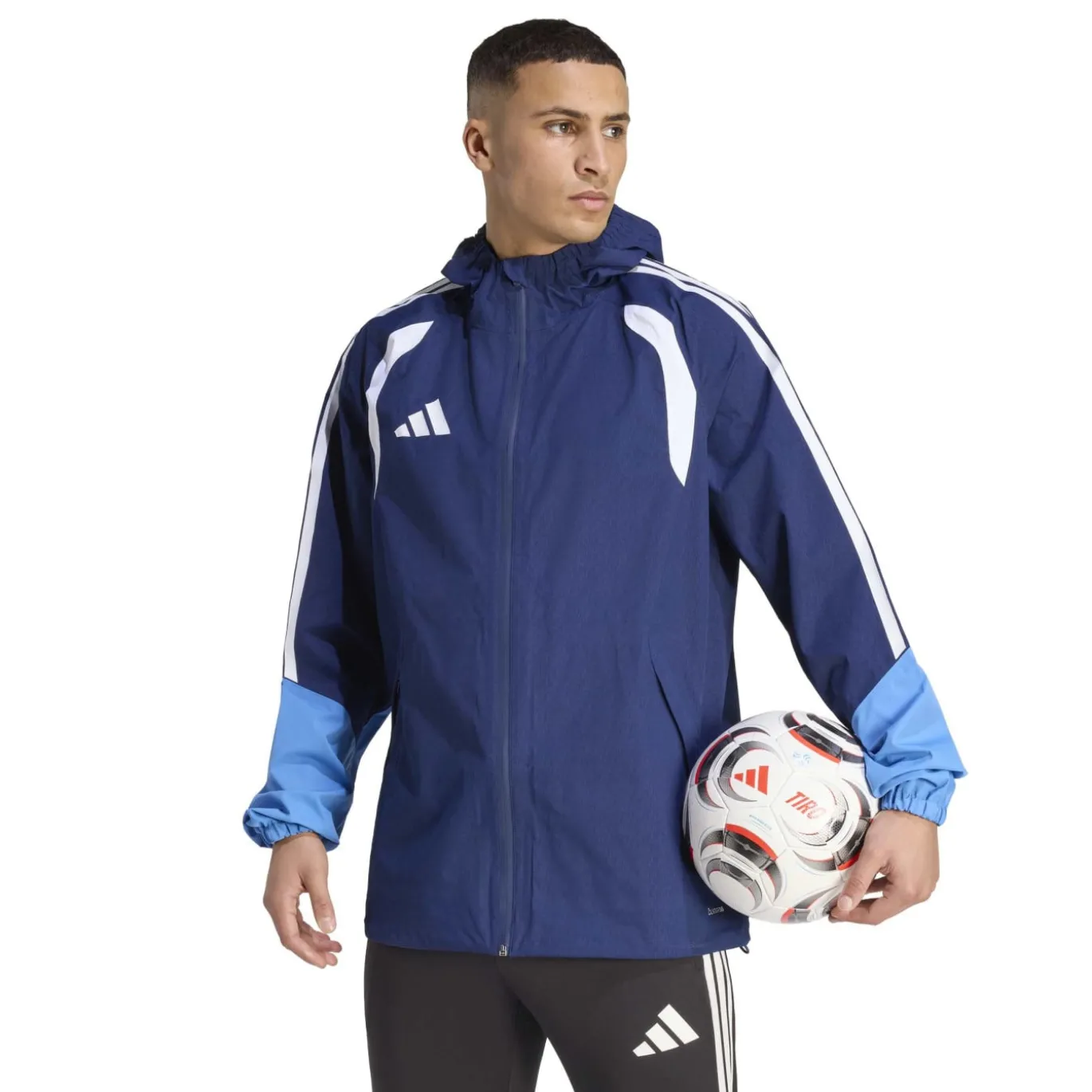 adidas Tiro 26 Regenjas Donkerblauw Blauw