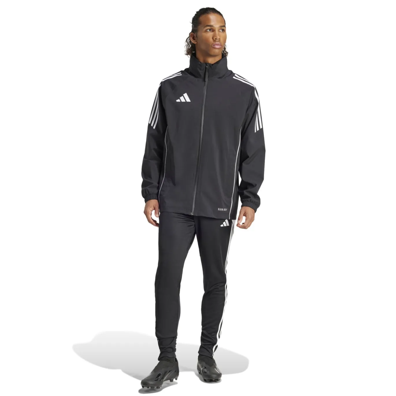 adidas Tiro 24 Regenjas Zwart Wit
