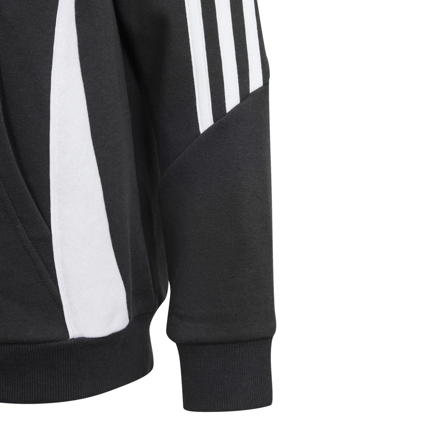 adidas Tiro 24 Sweat Hoodie Kids Zwart Wit