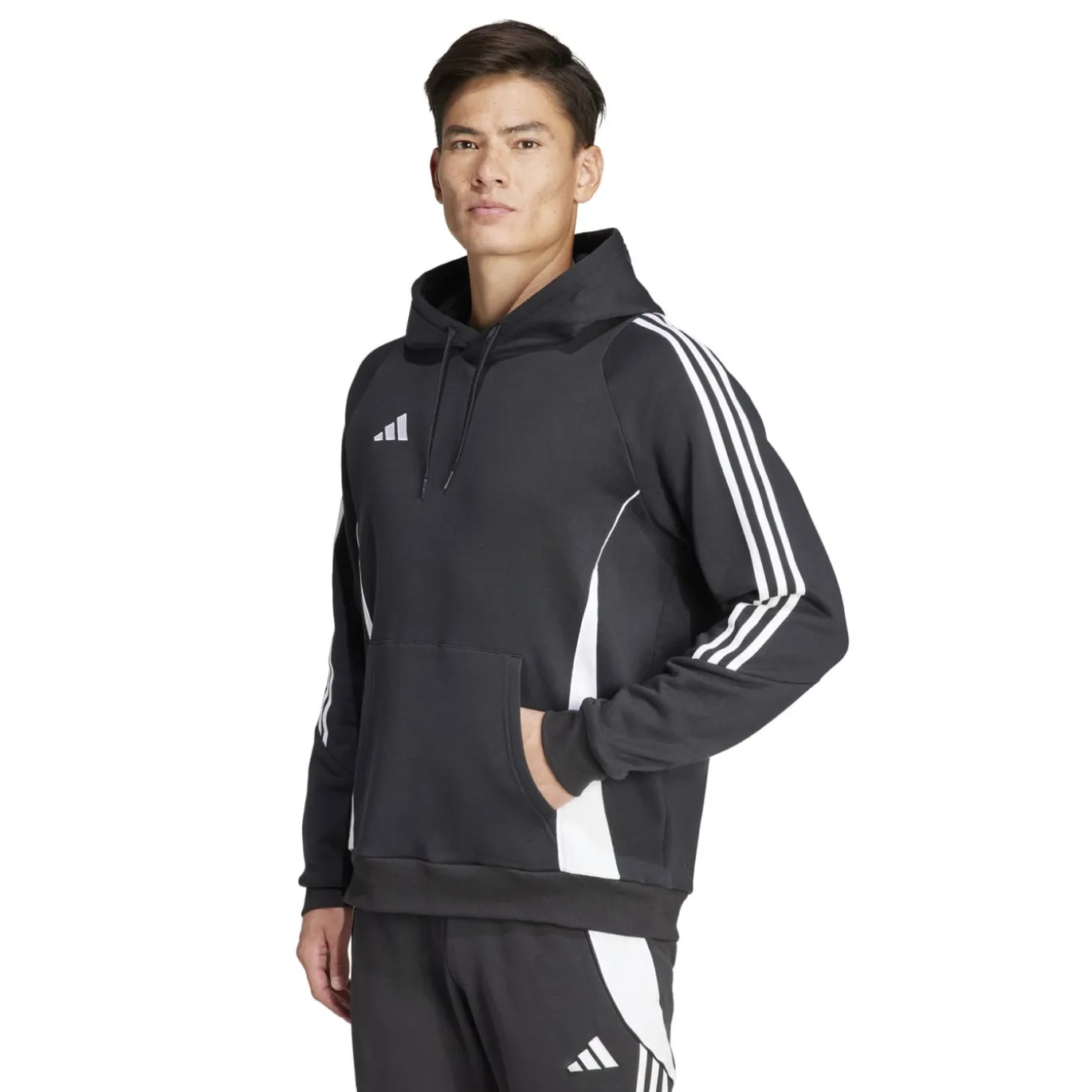 adidas Tiro 24 Sweat Hoodie Zwart Wit