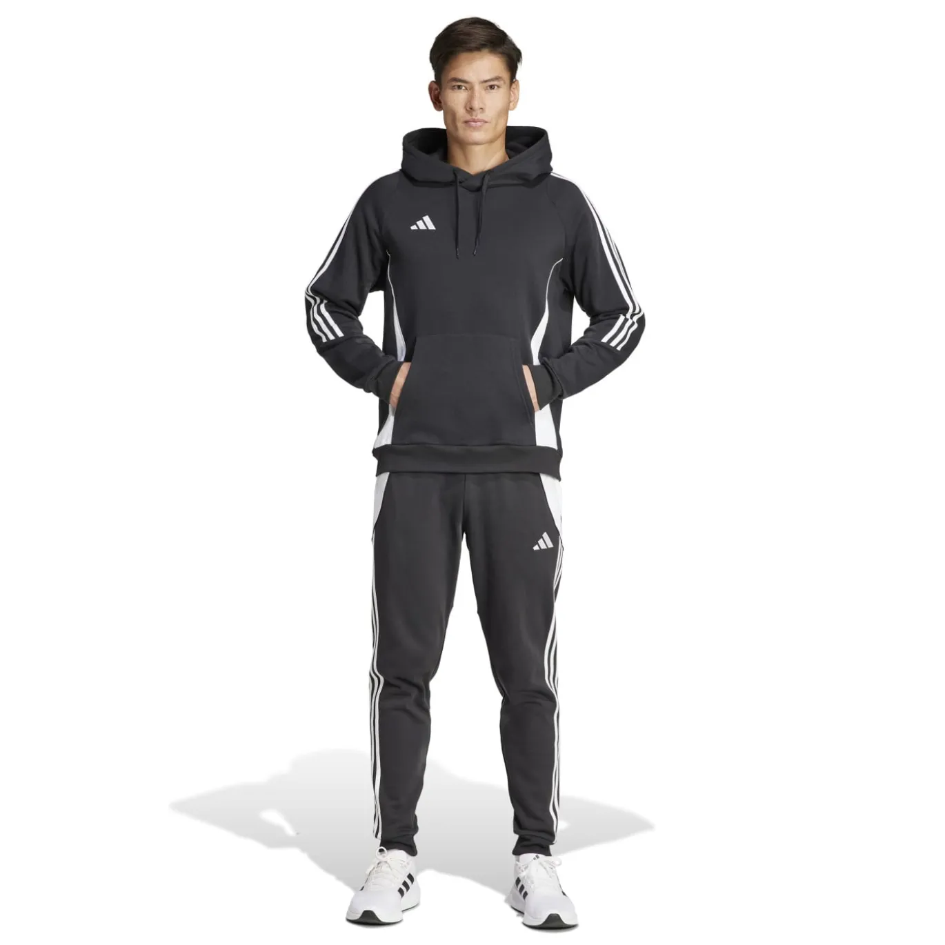 adidas Tiro 24 Sweat Hoodie Zwart Wit