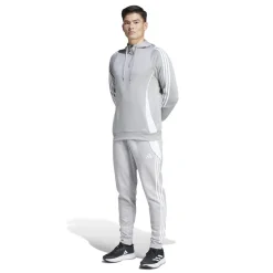 adidas Tiro 24 Sweat Trainingsbroek Lichtgrijs Wit