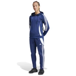 adidas Tiro 24 Sweat Trainingsbroek Dames Donkerblauw Wit