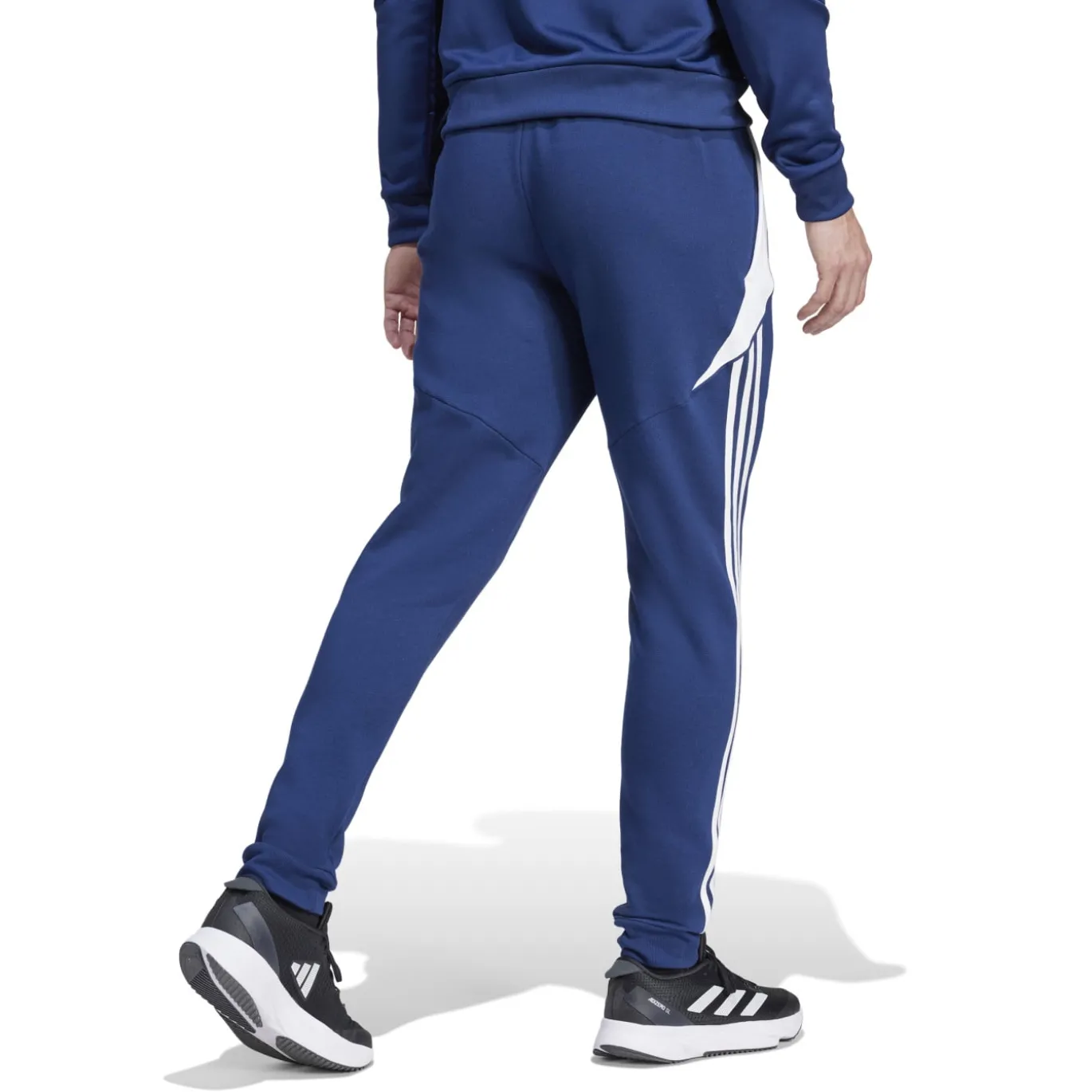 adidas Tiro 24 Sweat Trainingsbroek Donkerblauw Wit