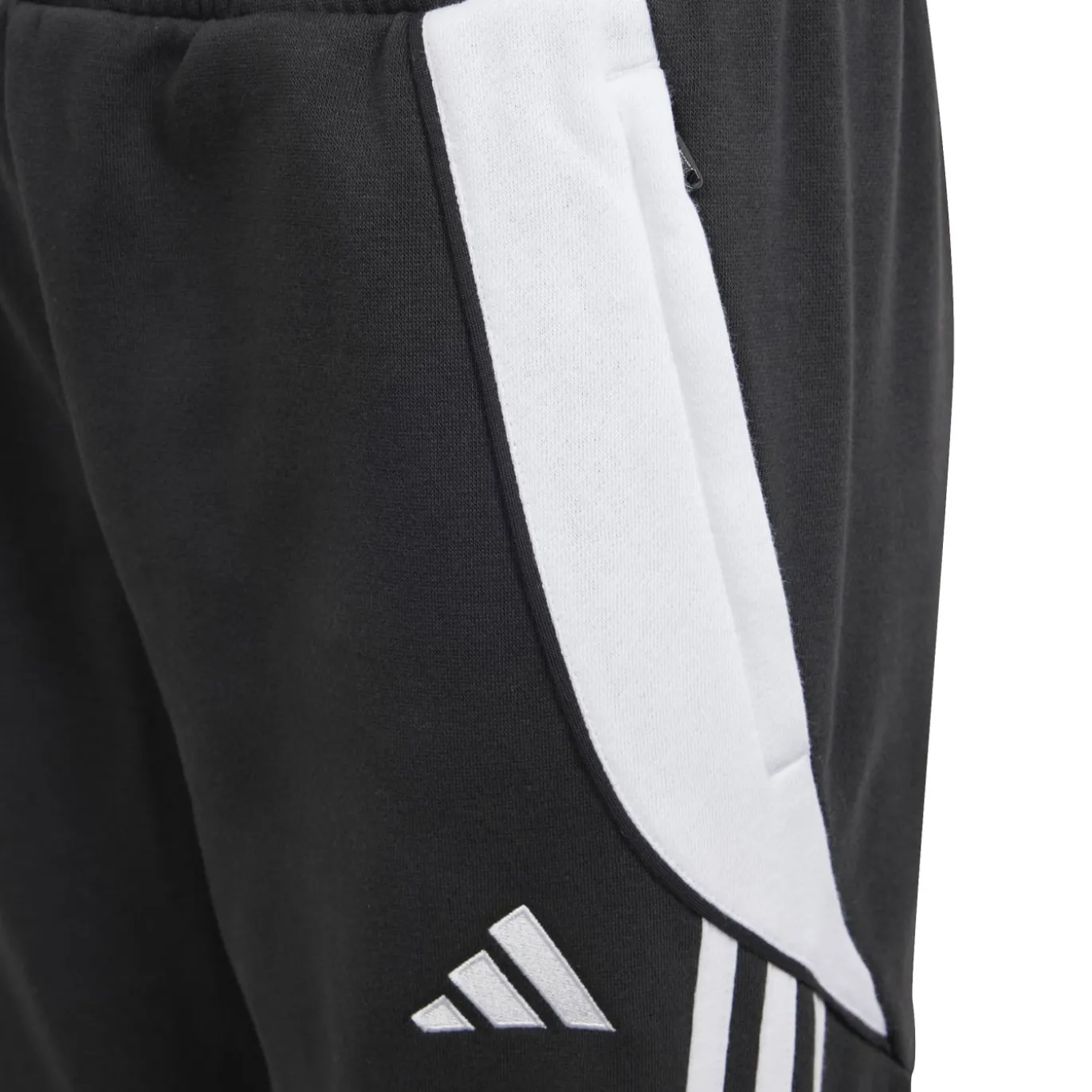adidas Tiro 24 Sweat Trainingsbroek Kids Zwart Wit